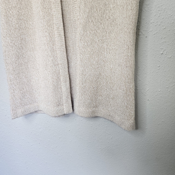 Bobbie Brooks Cardigan Womens Small 6 Beige Tan Knit Button Short Sleeve Fall‎ - Picture 4 of 9